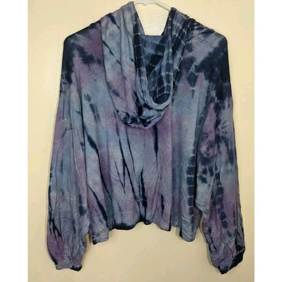 Vintage Havana Sweater Hoodie Tie Dye Pullover Comfy Long Sleeve Oversized Small - Picture 2 of 9